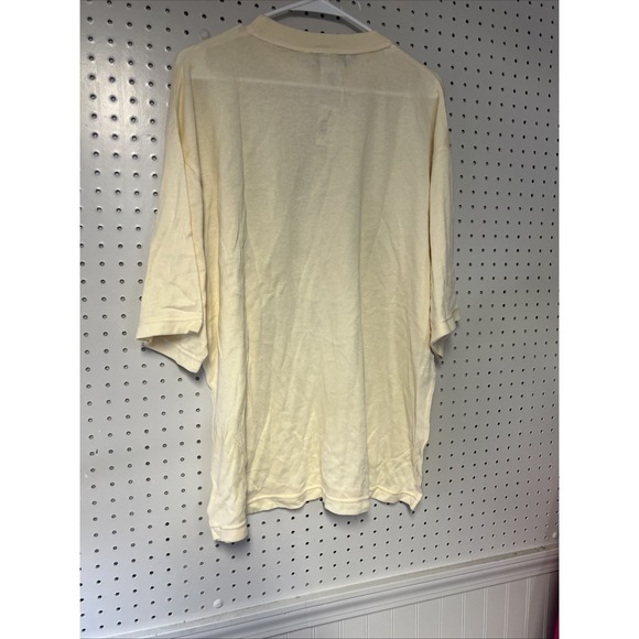 NOS Rare VIVALDI Vintage Made Italy 100% Cotton Ivory Shirt XL - Picture 8 of 8